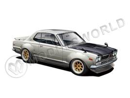 Склеиваемая пластиковая модель автомобиль Nissan Skyline 2000 GT-R (KPGC10) Full-Works. Масштаб 1:24