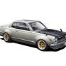 Склеиваемая пластиковая модель автомобиль Nissan Skyline 2000 GT-R (KPGC10) Full-Works. Масштаб 1:24