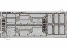 Фототравление ящики для инструментов для модели Sd.Kfz.251 Ausf.C, AFV Club. Масштаб 1:35