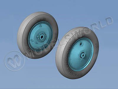 Комплект колес для И-16. 1:48 - фото 1