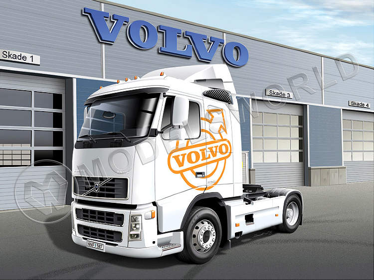 Склеиваемая пластиковая модель грузовик Volvo FH16 520 со спальным местом. Масштаб 1:24 - фото 1