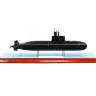 Готовая модель подводной лодки, проекта 677 «Амур»
