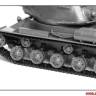 Склеиваемая пластиковая модель Советский тяжелый танк ИС-2. Масштаб 1:72 (С красками)