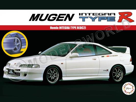 Склеиваемая пластиковая модель автомобиль Honda Integra Mugen Type-R. Масштаб 1:24