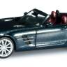 Модель автомобиля Mercedes-Benz SLS AMG Roadster, темно-синий перламутровый. H0 1:87