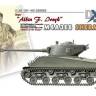 Склеиваемая пластиковая модель Американский танк M4A3E8 Sherman Major Albin F. Irzyk. Масштаб 1:35