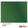 Акриловая лаковая краска AK Interactive Real Colors. Clear Green. 10 мл