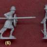 Миниатюра Французская пехота 100-летней войны XIV-XV века. Масштаб 1:72