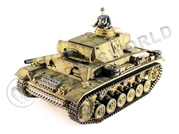Радиоуправляемый танк Taigen Panzerkampfwagen III 2.4GHz 1:16 - фото 1