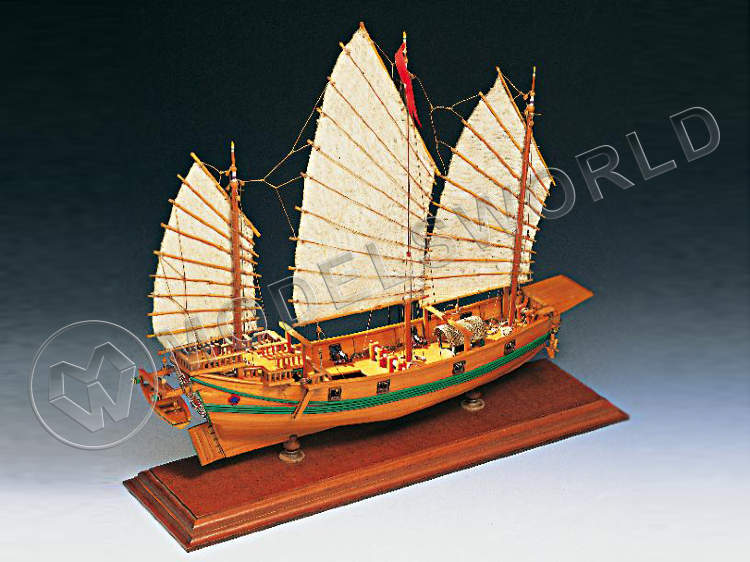 Набор для постройки модели корабля GIUNCA PIRATA CINESE. Масштаб 1:100 - фото 1