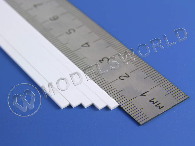 Полоска пластиковая для масштаба HO, 1.1х2.8 мм, 10 шт - фото 1