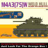 Склеиваемая пластиковая модель Американский танк M4A3(75)W WELDED HULL. Масштаб 1:35