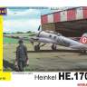 Склеиваемая пластиковая модель самолета Heinkel He.170A Early, Germany, 1937 г. Масштаб 1:48