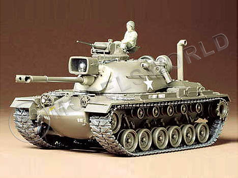 Склеиваемая пластиковая модель Американский танк M48A3 PATTON. Масштаб 1:35 - фото 1