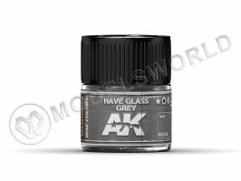 Акриловая лаковая краска AK Interactive Real Colors. Have Glass Grey. 10 мл