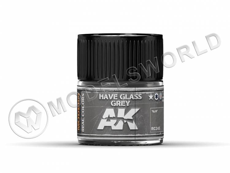 Акриловая лаковая краска AK Interactive Real Colors. Have Glass Grey. 10 мл - фото 1