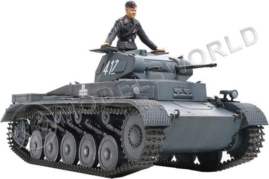 Склеиваемая пластиковая модель German Panzerkampfwagen - II Ausf. A/B/C. Масштаб 1:35 - фото 1