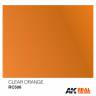 Акриловая лаковая краска AK Interactive Real Colors. Clear Orange. 10 мл
