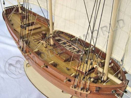 Набор для постройки модели корабля Le COUREUR 1776. Масштаб 1:48
