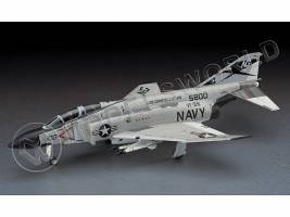 Склеиваемая пластиковая модель Истребитель F-4J Phantom II / One piece canopy included. Масштаб 1:48