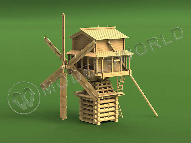 Набор для постройки модели Ветряная мельница А.П. Дурова. Масштаб 1:72 - фото 1