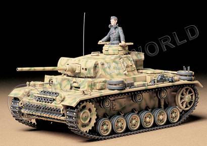 Склеиваемая пластиковая модель Немецкий танк Pz.kpfw.III Ausf.L с пушкой KwK50L/60. Масштаб 1:35 - фото 1