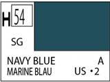 Краска водоразбавляемая MR.HOBBY NAVY BLUE (полуматовая), 10 мл - фото 1