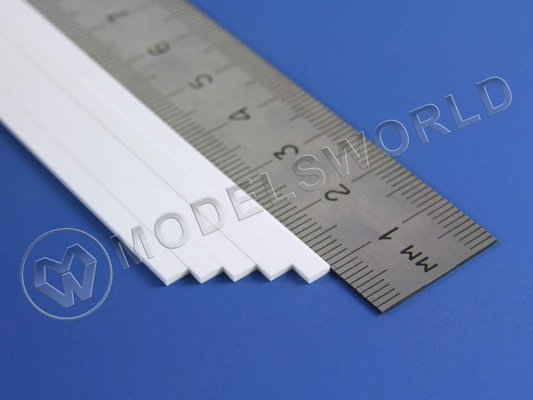 Полоска пластиковая для масштаба HO, 1.1х3.4 мм, 10 шт - фото 1
