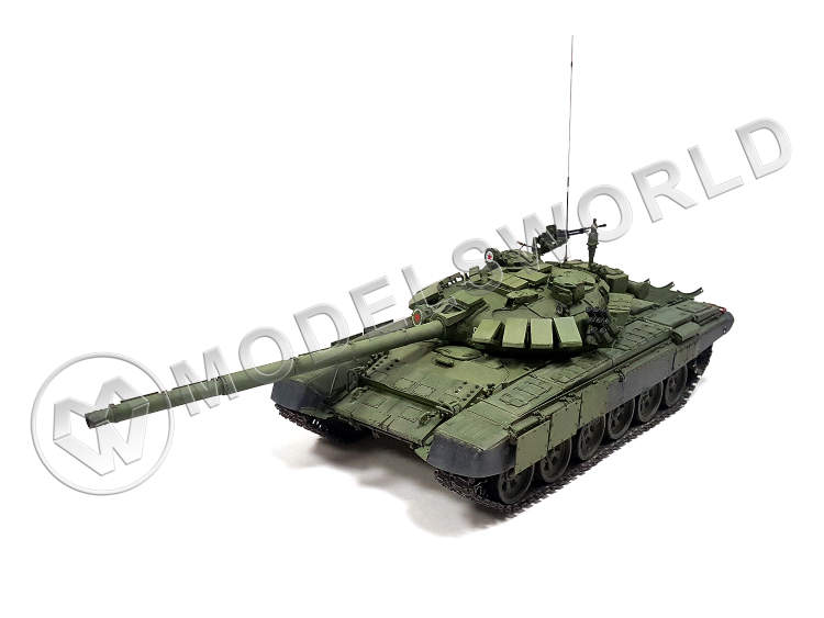 Готовая модель, советский основной танк Т-72 в масштабе 1:35 - фото 1