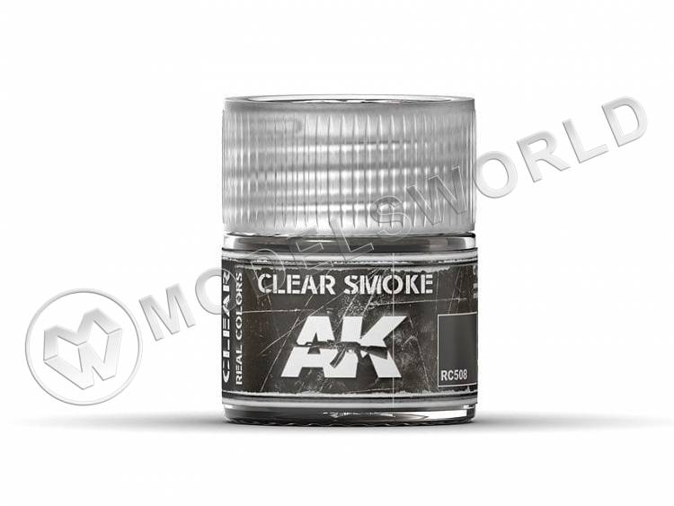 Акриловая лаковая краска AK Interactive Real Colors. Clear Smoke. 10 мл - фото 1