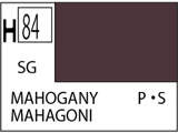 Краска водоразбавляемая художественная MR.HOBBY MAHOGANY (Полу-глянцевая) 10мл. - фото 1