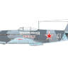 Склеиваемая пластиковая модель самолета Як-1б Масштаб 1:48