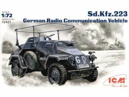 Склеиваемая пластиковая модель Германский бронеавтомобиль радиосвязи Sd.Kfz.223. Масштаб 1:72