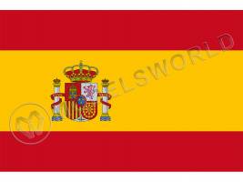 Флаг Испании. Размер 30х18 мм