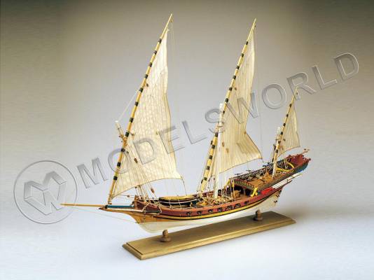 Набор для постройки модели корабля SCIABECCO пиратская шебека 1753 г. Масштаб 1:60