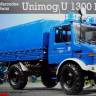 Склеиваемая пластиковая модель грузовика Unimog U1300L THW. Масштаб 1:24