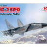 Склеиваемая пластиковая модель МиГ-25ПД Советский истребитель-перехватчик. Масштаб 1:48