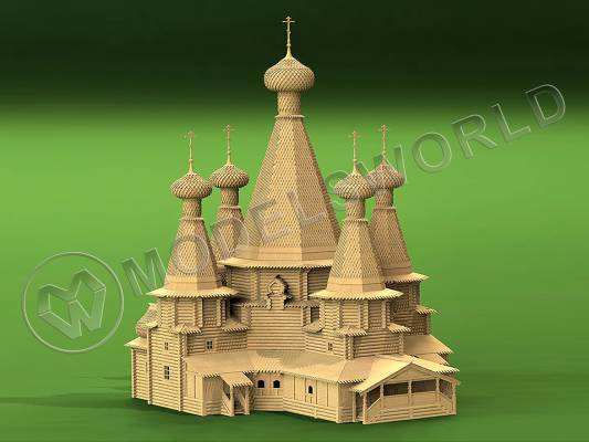 Набор для постройки модели Троицкая церковь, посад Нёнокса, XVIII век. Масштаб 1:72
