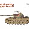 Склеиваемая пластиковая модель Немецкий танк Panther Ausf.G Panzerbefehlswagen. Масштаб 1:35