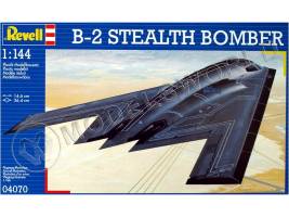 Склеиваемая пластиковая модель самолета Northrop B2 Bomber. Масштаб 1:144