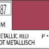 Краска водоразбавляемая художественная MR.HOBBY METALLIC RED (Металлик) 10мл.