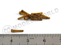 Деревянный гвоздь, орех, 8 мм, 10 шт
