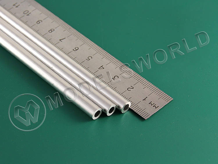 Толстостенная алюминиевая трубка 6.4 мм, 1 шт - фото 1