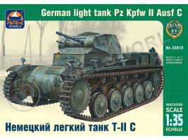 Склеиваемая пластиковая модель Немецкий легкий танк T-II. Масштаб 1:35