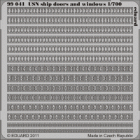 Фототравление USN корабельные двери и иллюминаторы. Масштаб 1:700