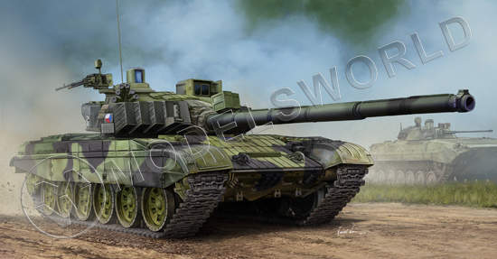 Склеиваемая пластиковая модель танк T-72M4 CZ MBT. Масштаб 1:35 - фото 1