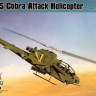 Склеиваемая пластиковая модель Вертолет AH-1S Cobra Attack Helicopter. Масштаб 1:72