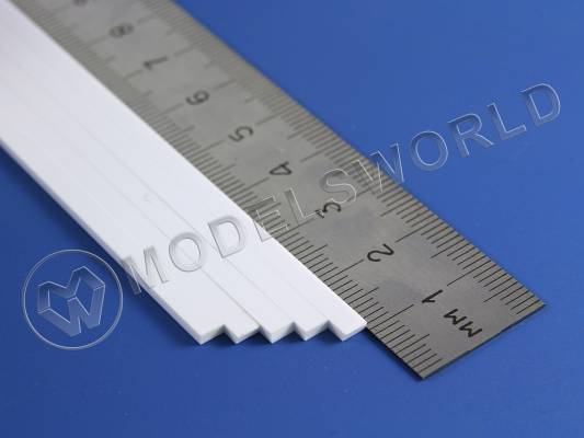 Полоска пластиковая для масштаба HO, 1.7х3.4 мм, 10 шт