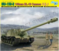 Склеиваемая пластиковая модель Советская САУ ИСУ-152 (152 мм орудие БЛ-10). Масштаб 1:35