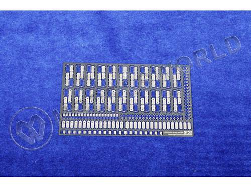 Фототравление двери для моделей немецких кораблей. Масштаб 1:350 - фото 1